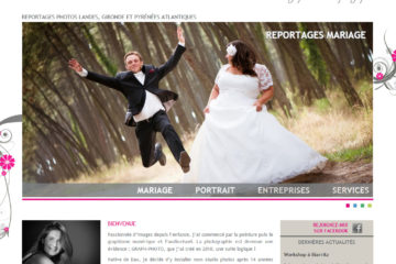 Page d'accueil du site de Graph-photo